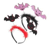 SOIMISS Diademas Decorativas Para Fiesta De Halloween, 2 Uds., Banda Para El Pelo, Accesorio Para El Pelo Para Fiesta De Cosplay, Tocado De Murciélago