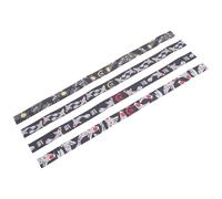 SOIMISS Diademas Deportivas de Karate, Pañuelo Japonés Hachimaki 4 Piezas, Diseño Samurái y Dragón, Accesorios para Disfraces Infantiles y Cosplay de Ninja