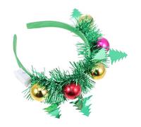 SOIMISS Diademas para 2 Piezas Bolas de Árbol de Navidad Decoración para Cabello de Fiesta Infantil Diseño Creativo y Cómodo Accesorios Festivos Seguros y Duraderos