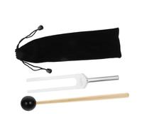 SOIMISS Diapasones Afinador De Diapasón Para Sanación Sensorial De Nervios y Chakras Instrumento Musical Para Yoga Material De Aleación De Aluminio Color Plateado