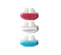SOIMISS Dispositivo Antironquidos Nasal Ligero y Mini Tamaño Pinza de Silicona y Abs para Aliviar Ronquidos en Uso Nocturno Estuche Portátil
