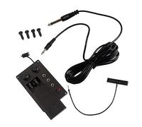 SOIMISS Ecualizador Piezoeléctrico para Violín Eq Accesorio de Preamplificador Silenciador Ligero y Portátil Cable de Salida con Orificio Bricolaje para Violín Eléctrico