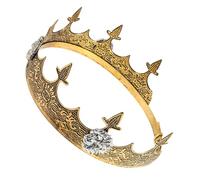 SOIMISS Elegante de Rey para Hombre Accesorio de Disfraz Vintage de Aleación Ligera Diseño Europeo para Cumpleaños Fiestas Temáticas y Cosplay Royal