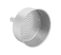 SOIMISS Embudo de Aluminio para Cafetera de 6 Tazas Embudo Dosificador Pequeño de Boca Ancha para Café Multiusos para Salsas y Líquidos en Cocina Doméstica