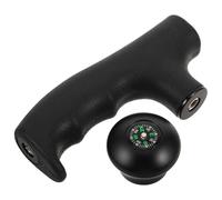 SOIMISS Empuñadura Esférica para Bastón de Senderismo con Brújula Integrada Adaptador de Aluminio y Plástico Resistente Ligera y Ergonómica Adecuado para Trekking y Montañismo al Aire