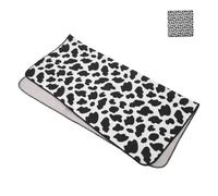 SOIMISS Envoltura para Gatos con Estampado de Vaca y Transpirable Antiarañazos para Corte de Uñas y Administración de Mantén al Gato Seguro y Cómodo Cuidado Diario