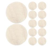 SOIMISS Esponjas Exfoliantes Faciales de Lufa Natural 7 CM Pack 12 Piezas para Limpieza Profunda Purificación Facial y Spa Unisex Toallitas Vegetales Suaves para Exfoliar Rostro y