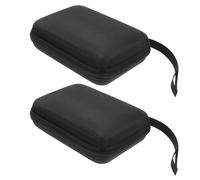 SOIMISS Estuche de Viaje para Disco Duro de EVA y Oxford, 2 Piezas Negro
