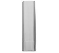 SOIMISS Estuche para 2 Cigarros de Acero Inoxidable Resistente Tubo Metálico Ventana Transparente Caja Humidificadora Portátil para Viaje y Almacenamiento de Cigarros