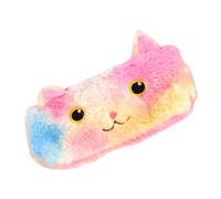 SOIMISS Estuche para Lápices De Peluche Kawaii Pequeño Gato Ojos Redondos, Bolsa De Lápices Suave y Portátil, Accesorio Escolar para Niñas y Estudiantes