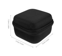 SOIMISS Estuche Portátil para de Insulina 10 Ml con 9 Compartimentos Acolchados Organizador de Viaje Negro para Almacenamiento Seguro y Transporte de Medicamentos y Péptidos