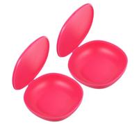 SOIMISS Estuche Reutilizable Para Copas 2 Piezas Caja Almacenamiento Plástico Resistente Altas Temperaturas Portátil Para Uso Diario Mujeres Cuidado Femenino