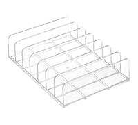 SOIMISS Expositor de Sombras de Ojos y Organizador de Paletas Acrílico Transparente 1 Unidad Tamaño Grande 12,5x17 Cm Soporte para Maquillaje Tocador Uso Profesional