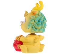 SOIMISS Figurita de Dragón de Resina para Escritorio Decoración de Año Chino Diseño de Dragón Caricatura Accesorio Tradicional para Hogar y Oficina Regalo para Años