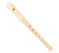 SOIMISS Flauta Dulce Soprano Orificios Estilo Alemán para Adultos Instrumento Musical de Madera Duradera Desmontable Fácil de Tocar y Transportar para Principiantes