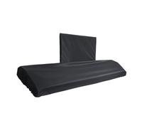 SOIMISS Funda Elástica Protectora de Tela Compuesta para Teclado Electrónico de Octavas Color Negro, Adecuada para Proteger el Piano contra Polvo y Luz Solar