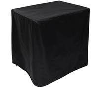 SOIMISS Funda para Muebles de Jardín 210D Oxford Cubierta Antipolvo para Muebles de Exterior Protección para Parrilla Tamaño 865X865X765 CM Color Negro Resistente al Agua