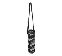 SOIMISS Funda para Transporte Agua Tejido Botella para Camuflaje Diseño de Resistente en Correa Ajustable Manos Libres Viajes y Uso Diario