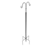 SOIMISS Gancho de Pastor de Metal para Jardín Gancho de Hierro para Colgar Comederos de Pájaros Macetas y Decoración Exterior Diseño Elegante y Práctico Resistente y Desmontable