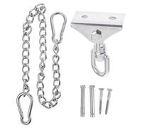 SOIMISS Gancho para Colgar Columpios de Alta Resistencia, Piezas para Colgar Hamacas Cadena, Acero Inoxidable, Plata, para Muebles y Hamacas, Cocina y Baño