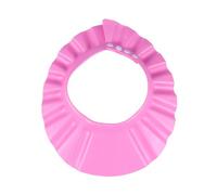 SOIMISS Gorro de Ducha Ajustable para Niña Rosa Protector de Shampoo Infantil sin Orejeras Ligero y Resistente al Calor Ranuras para Flujo Rápido de Agua Protege Ojos y Cara Baño y