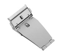 SOIMISS Hebilla Cierre Desplegable Acero Inoxidable 22mm para Correa de Reloj Hombre Doble Pulsador Accesorios Reloj Pulsera Resistente Uso Diario