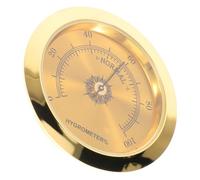 SOIMISS Higrómetro de Guitarra Dorado Medición Precisa de Humedad y Operación Sencilla para Estuches de Guitarras Acústicas y Folk
