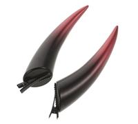 SOIMISS Horquilla de Cuerno de Halloween Pinza Pelo Forma de Cuerno de Buey Accesorios Góticos Pelo para Cosplay de Halloween y Uso Diario para Mujeres y Adolescentes