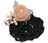 SOIMISS Horquilla De Flores Para Mujer Cubremoños Redecilla De Tela Accesorio Cabello Para Eventos De Ballet y Baile