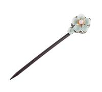 SOIMISS Horquilla de Madera Tradicional Cabello Tamaño Mediano Estilo Retro para Mujer Uso Diario Accesorio Floral Sencillo Durable