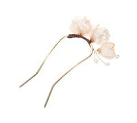 SOIMISS Horquilla de Magnolia Estilo Chino Palillos Vintage para Mujer Accesorios de Cabello con Flores para Peinados con Moños Diseño Clásico