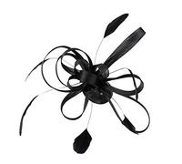 SOIMISS Horquilla de Pluma Tocado Nupcial Boda Cinta Barrettes Cabeza de Flor en Forma de Horquilla para El Pelo para Niñas