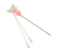 SOIMISS Horquilla para Pelo con Perla Vintage Palillos Chinos para Moño Accesorio Elegante para Niñas y Mujeres Bodas y Fiestas