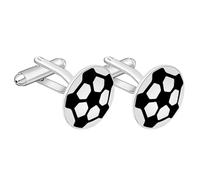 SOIMISS Ideales para Ocasiones de Negocios Prácticos y Estéticos de Fútbol Creativos de Cobre y Plata y de Manga Larga para Hombre