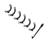 SOIMISS Insertos Moldeadores de Nariz de Silicona Suave, Corrector de Forma Nasal Ajustable, 3 Pares con Gancho Invisible para Esculpir y Levantar el Puente Nasal, Herramienta de
