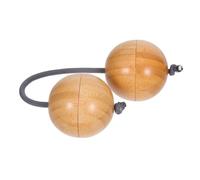 SOIMISS Instrumento De Percusión De Bambú Kashaka Doble Calabaza Shaker Rítmico Portátil Para Principiantes Para Clases De Música Fiestas y Actuaciones Grupo