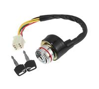 SOIMISS Interruptor de Encendido para Motocicleta con Cables y Velocidades Incluye de Llaves Compatible con Atv y Scooter Diseño Duradero y