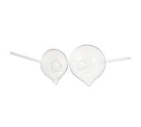 SOIMISS Juego de 1 Cuenco Grande y 1 Pequeño de Vidrio Transparente para Mezclar Mascarillas Faciales con 2 Cucharas Transparentes, Kit para Cuidado Facial Diy, Herramienta para Salón