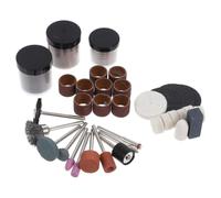 SOIMISS Juego de Accesorios para Amoladora Eléctrica Cabezal de Cepillo para Amoladora Eléctrica de Lijado de Herramienta Rotativa, Hierro y Arena, Estuche, para Automoción y Carpintería