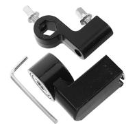 SOIMISS Juego de Accesorios para Pedal Doble de Batería Jazz con Abrazadera de Batidor y Eje de Conversión, Incluye Llave de Ajuste, Compatible con Pedales de Bombo, Accesorio