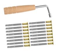 SOIMISS Juego De Clavos Metálicos Para Cuerdas De Lira Llave De Afinación, Accesorio De Repuesto Para Arpa Lira, Pieza Giratoria Para Instrumento Musical, Uso Profesional y Duradero