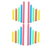 SOIMISS Juego Educativo Montessori de 30 Palitos de Construcción Poligonales de Plástico Seguro, 5 Medidas para Aprender Geometría, Matemáticas y Relaciones Triangulares en Aula y Hogar