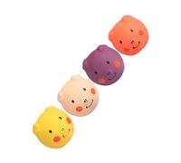 SOIMISS Juguetes Chirriantes para Perros de Látex Forma de Cabeza de Cerdo, Set de 4 Unidades Multicolor, Resistentes para Masticar y Limpieza Dental, Adecuado para Color Color Aleatorio