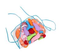 SOIMISS Juguetes Educativos Órganos para Delantal Tridimensional de Órganos Herramienta Didáctica Suave y Amigable para Aprendizaje Infantil Guarderías y
