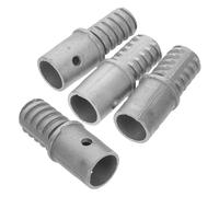 SOIMISS Kit 4 Piezas Adaptadores Metálicos Rosca Americana 19Mm para Poste Telescópico Escoba y Fregona Accesorio Recambio Punta del Palo de Escoba Resistente para Limpieza Profesional