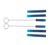 SOIMISS Kit de 6 Sordinas de Afinación para Piano de Goma Azul, Accesorio Profesional que No Daña Cuerdas, Adecuado para Afinación Precisa y Uso por Profesores y Pianistas