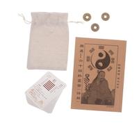 SOIMISS Kit de Cartas I Ching para Principiantes de Cartas de Adivinación con Guía de Feng Shui y Autoexploración Material de Papel para Sabiduría y Cultura