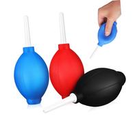 SOIMISS Kit de Limpieza para Cámaras para Limpieza Delicada 3 Piezas Soplador de Aire de TPE de Lentes y Displays en Casa o Coche