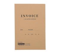 SOIMISS Libro de Recibos en Inglés 2 Partes, Talonario de Facturas Comerciales para Pequeñas Empresas, Cuaderno de Pedidos 100 Páginas, Formato Duplicado para Control Logístico y Gestión