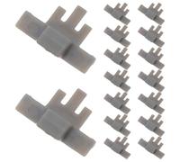 SOIMISS Limitador de Ángulo para Bisagras de Gabinete, 50 Piezas de Plástico, Clip Restrictor de Apertura, Compatible Bisagras Americanas, Control de Cierre Suave para Puertas de Armario